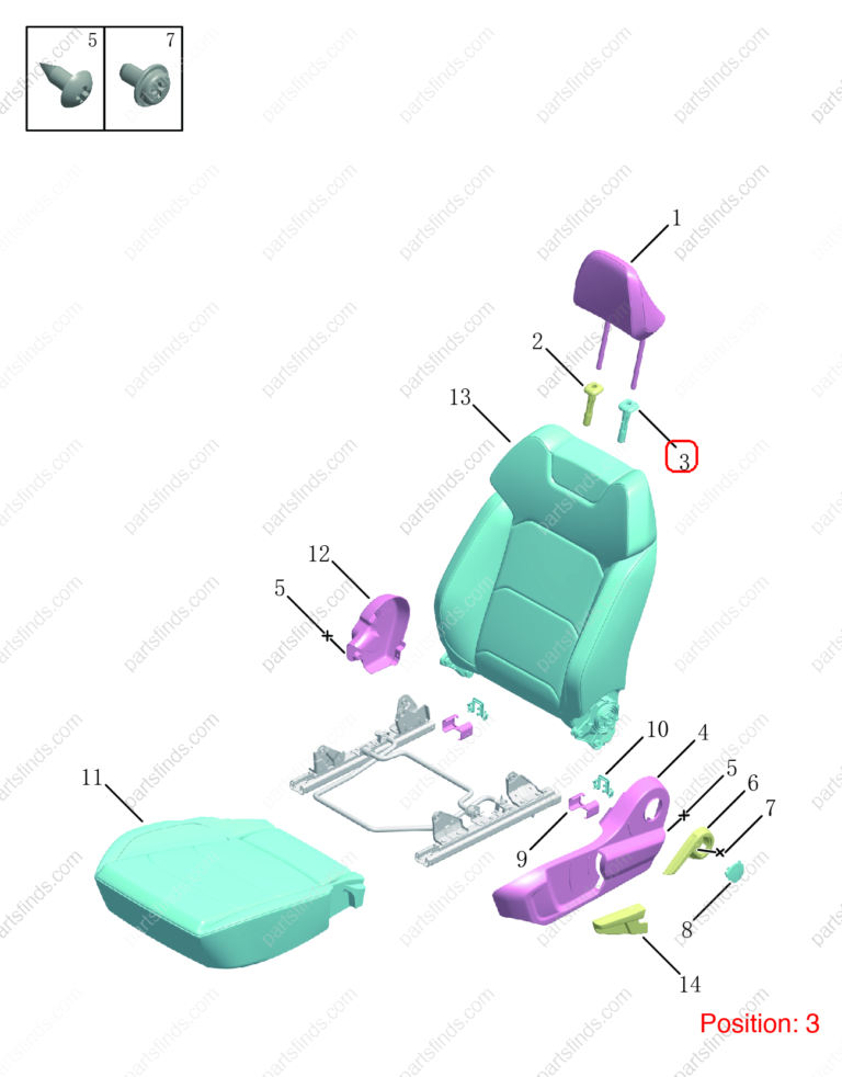 6077302000B01|6077302000B01 | Seat headrest guide sleeve | GEELY parts | 8892826056B01 | 8892826056B01 | Emgrand | PartsFinds