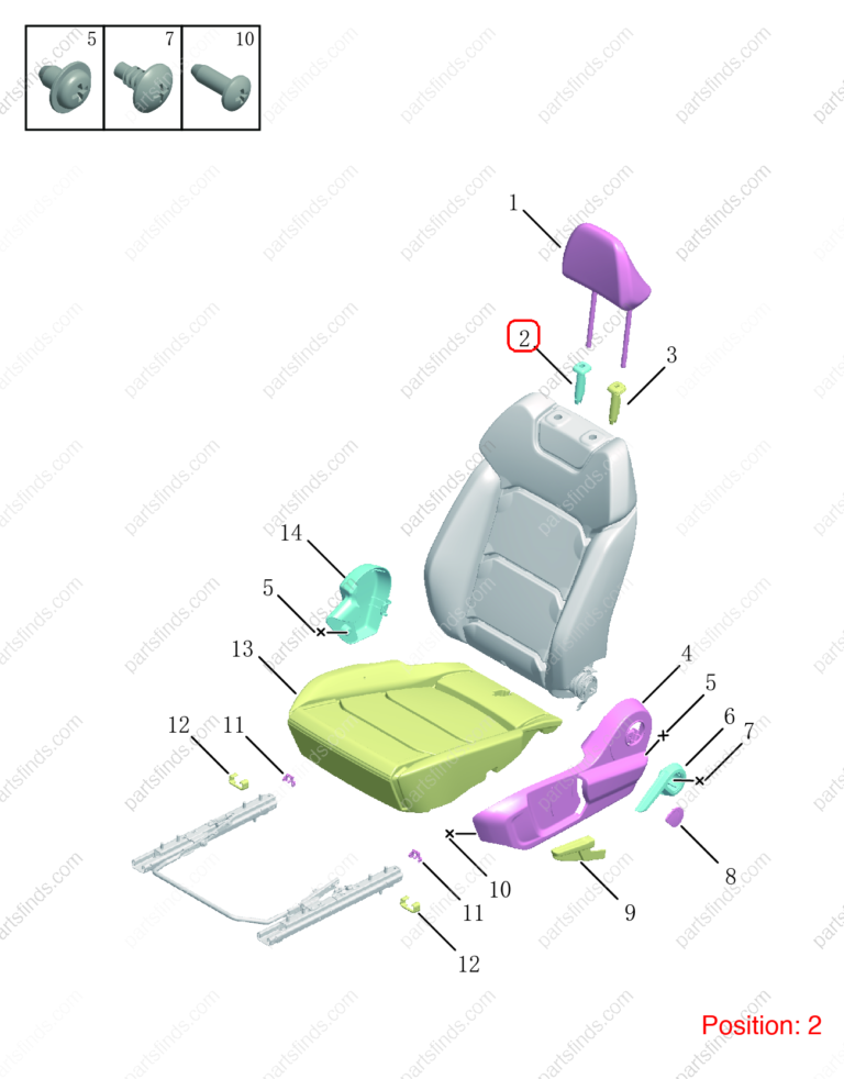6077303600B01|6077303600B01 | Seat headrest guide sleeve | GEELY parts | 8892827537B01 | 8892827537B01 | Emgrand | PartsFinds