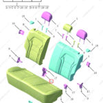 6086011200|6086011200 | Seat hinge | GEELY parts | 1018029676 | 1018029676 | Emgrand X7 Sport | PartsFinds