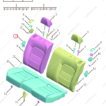 6086164900|6086164900 | Seat lock buckle | GEELY parts | 1018035433 | 1018035433 | Binrui | PartsFinds