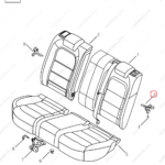 6086166100|6086166100 | Seat lock buckle | GEELY parts | 6600006947 | 6600006947 | Coolray | PartsFinds