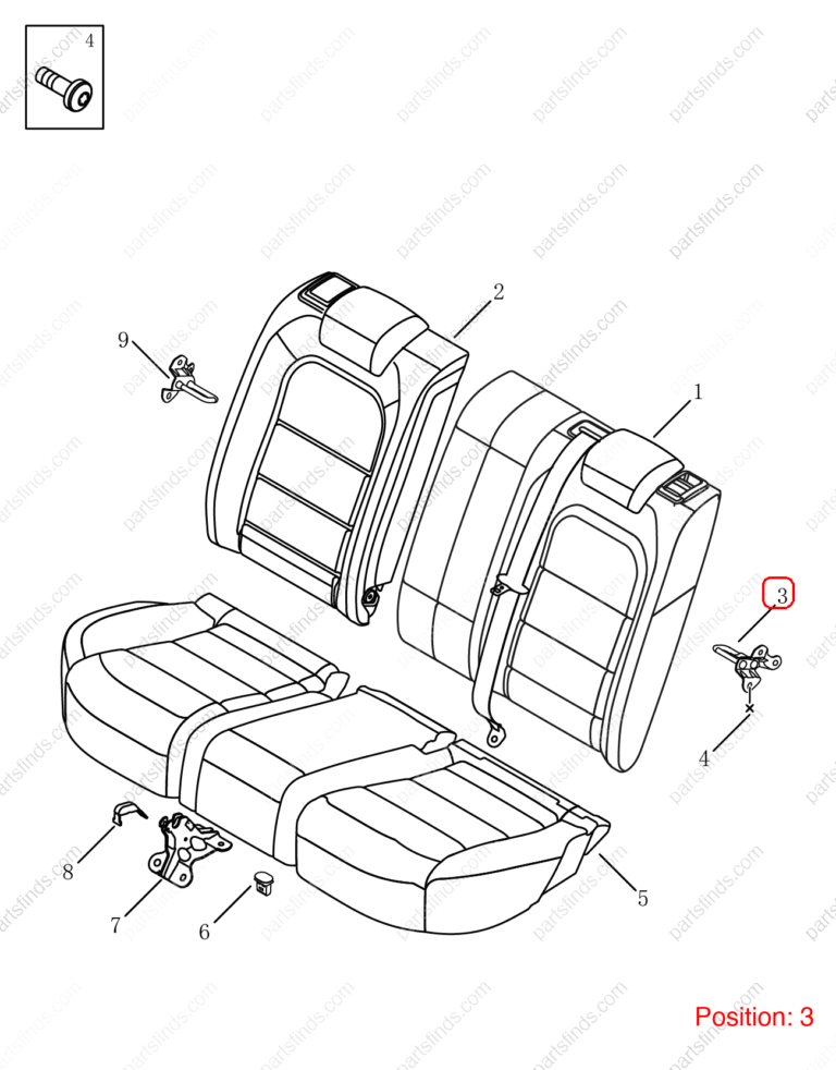 6086166100|6086166100 | Seat lock buckle | GEELY parts | 6600006947 | 6600006947 | Coolray | PartsFinds