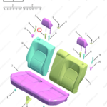 6086415000|6086415000 | Seat headrest guide sleeve | GEELY parts | 8893455621 | 8893455621 | Emgrand | PartsFinds