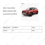 6104100XKU00A|6104100XKU00A | Rear Left Door Window Regulator | HAVAL parts | | | H7 | PartsFinds