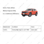 6111100XKN08A|6111100XKN08A | Rear Left Door Window Regulator | HAVAL parts | | | DaGou (Big Dog) 2.0L 9AT FWD | PartsFinds
