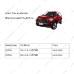 6207200XKZ1DA|6207200XKZ1DA | Door weatherstrip | HAVAL parts | | | H6 II 1.5L 7AT FWD | H6 II 2.0L 7AT FWD | PartsFinds