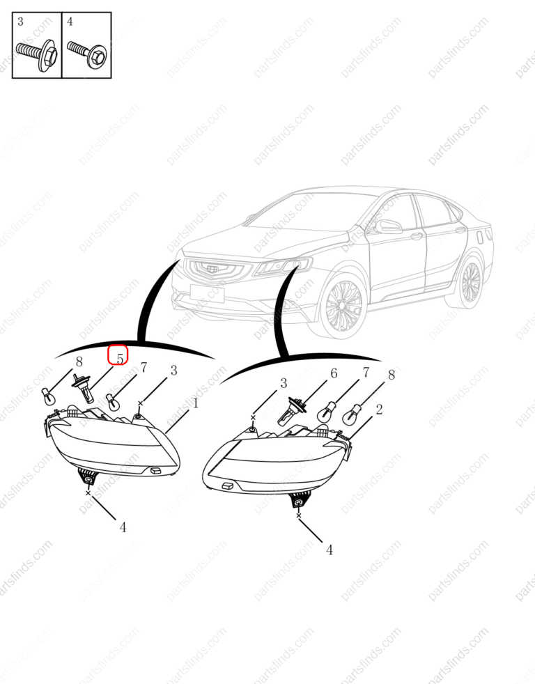 7051002100|7051002100 | High beam bulb | GEELY parts | 1067030104 | 1067030104 | Emgrand GT | PartsFinds