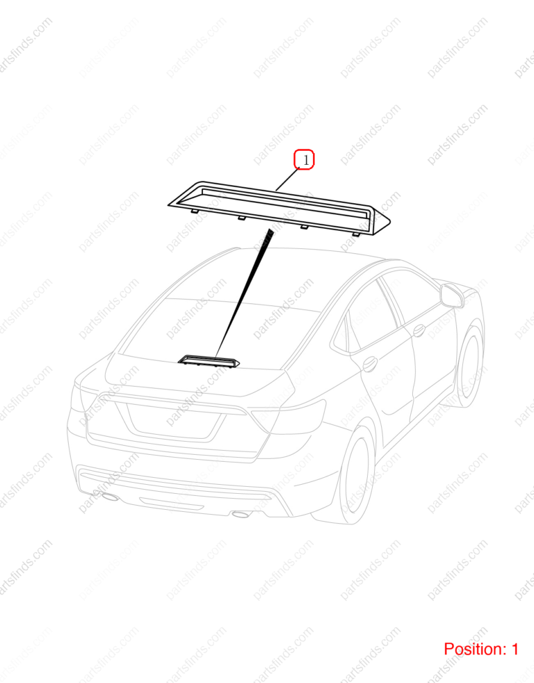 7060000400742|7060000400742 | High mount brake light | GEELY parts | 106703013800742 | 106703013800742 | Emgrand GT | PartsFinds