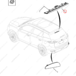 7060000700|7060000700 | High mount brake light | GEELY parts | 1017025309 | 1017025309 | Emgrand X7 Sport | PartsFinds