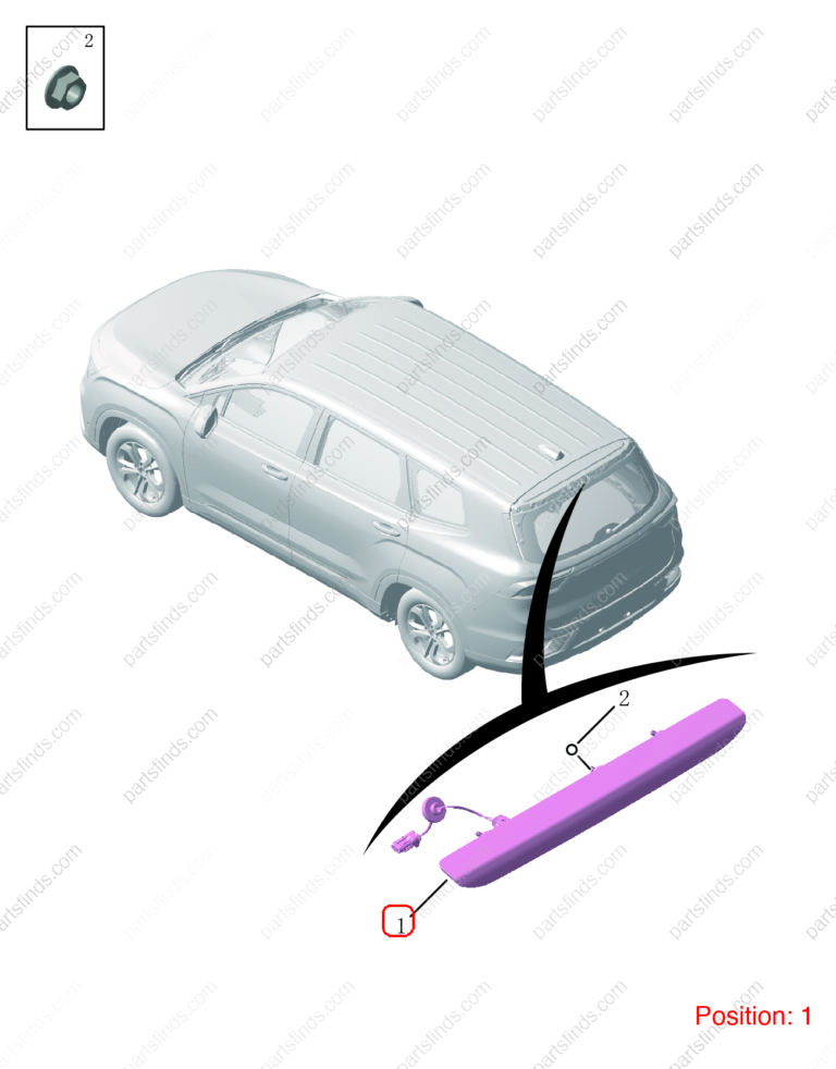 7060006100|7060006100 | High mount brake light | GEELY parts | 6600158446 | 6600158446 | OKAVANGO | PartsFinds