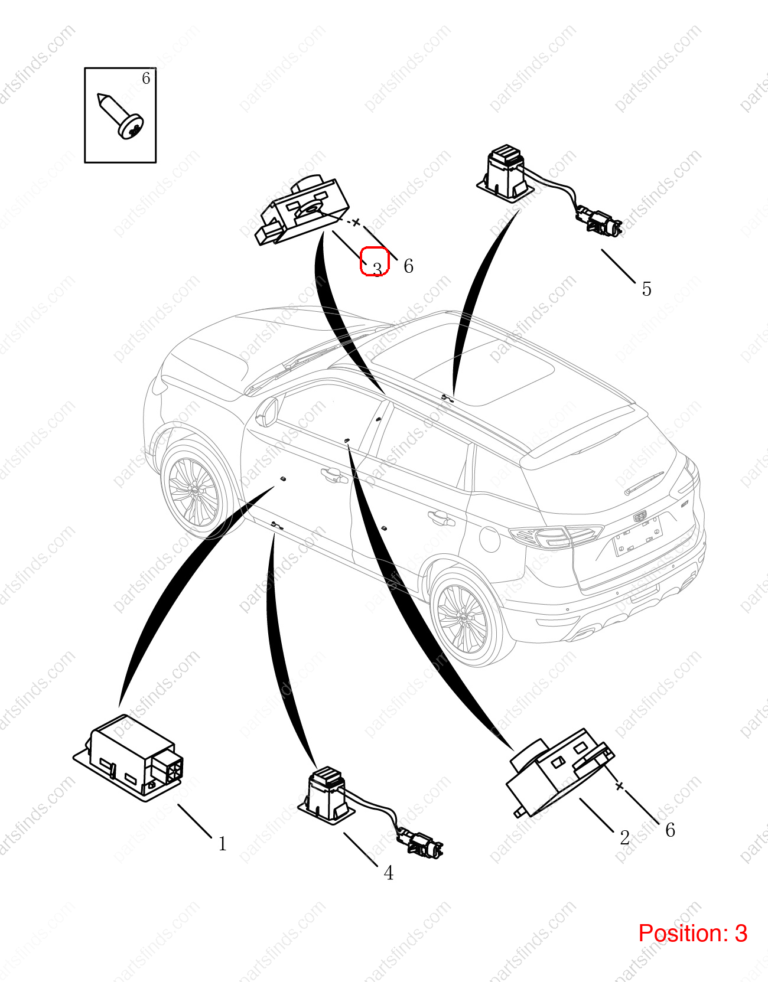 7064000100|7064000100 | Ambient lighting | GEELY parts | 1017030486 | 1017030486 | Emgrand X7 Sport | PartsFinds
