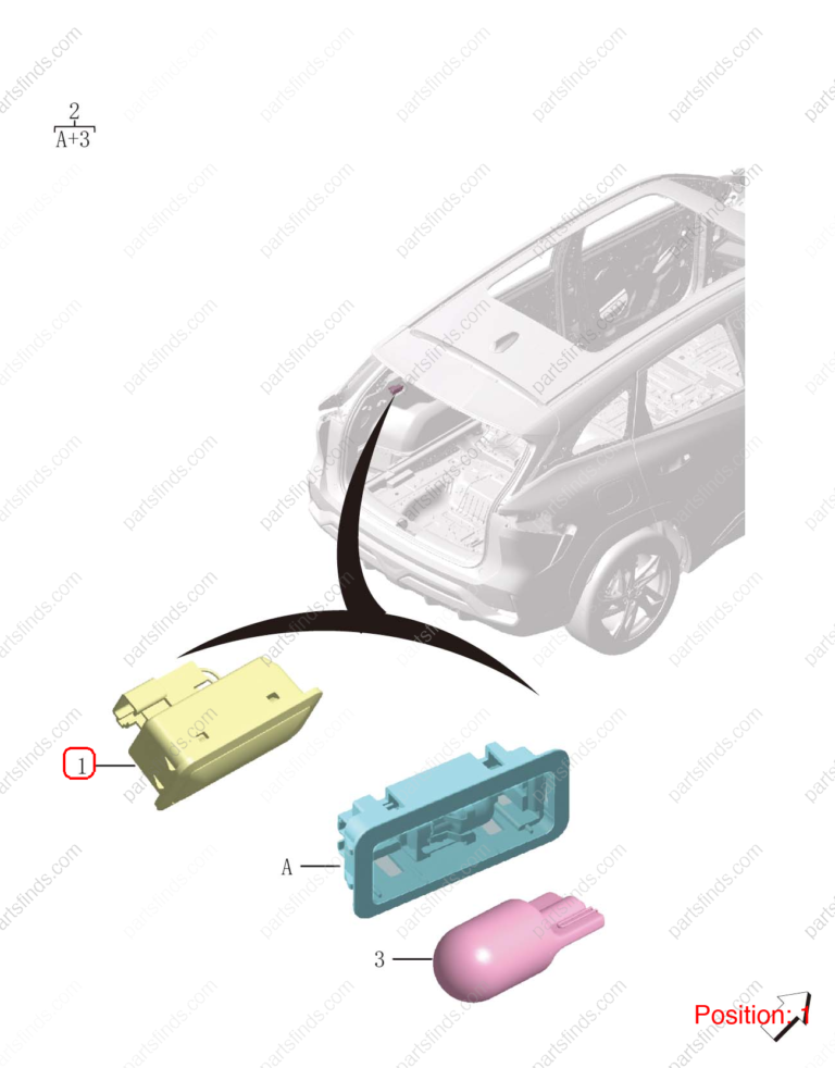 7066001000742|7066001000742 | Luggage compartment light | GEELY parts | 6600140920742 | 6600140920742 | OKAVANGO | Coolray | PartsFinds