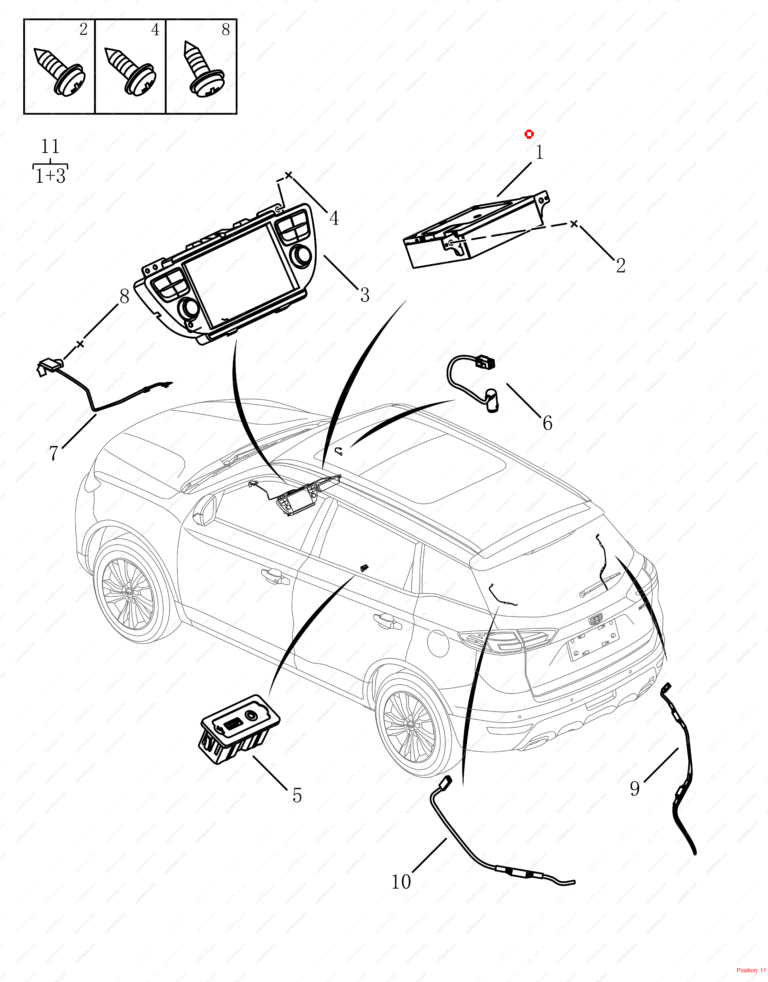 7079532800|7079532800 | Multimedia computer | GEELY parts | 8889489776 | 8889489776 | Emgrand X7 Sport | PartsFinds