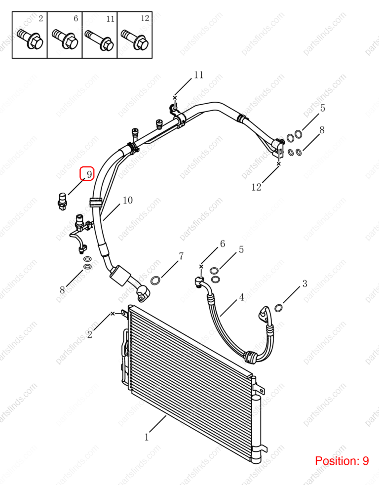 8010069300|8010069300 | Air conditioning pressure sensor | GEELY parts | 8889581902 | 8889581902 | Coolray | PartsFinds