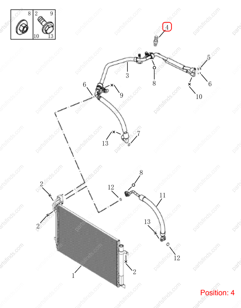 8010075700|8010075700 | Air conditioning pressure sensor | GEELY parts | 8891359213 | 8891359213 | Emgrand | PartsFinds