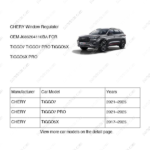 J68-6204110BA|J686204110BA | Window Regulator | CHERY parts | | | TIGGO7 | TIGGO7 PRO | TIGGO5X | PartsFinds