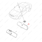K76410CD000ESA|K76410CD000ESA | Interior mirror | MG parts | | | MG350 | PartsFinds