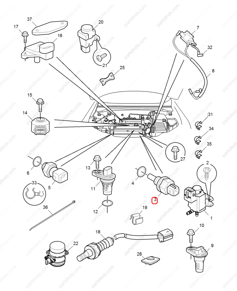 MEK000030|MEK000030 | Temperature sensor | MG parts | | | MG6 | MG550 | MG750 | PartsFinds