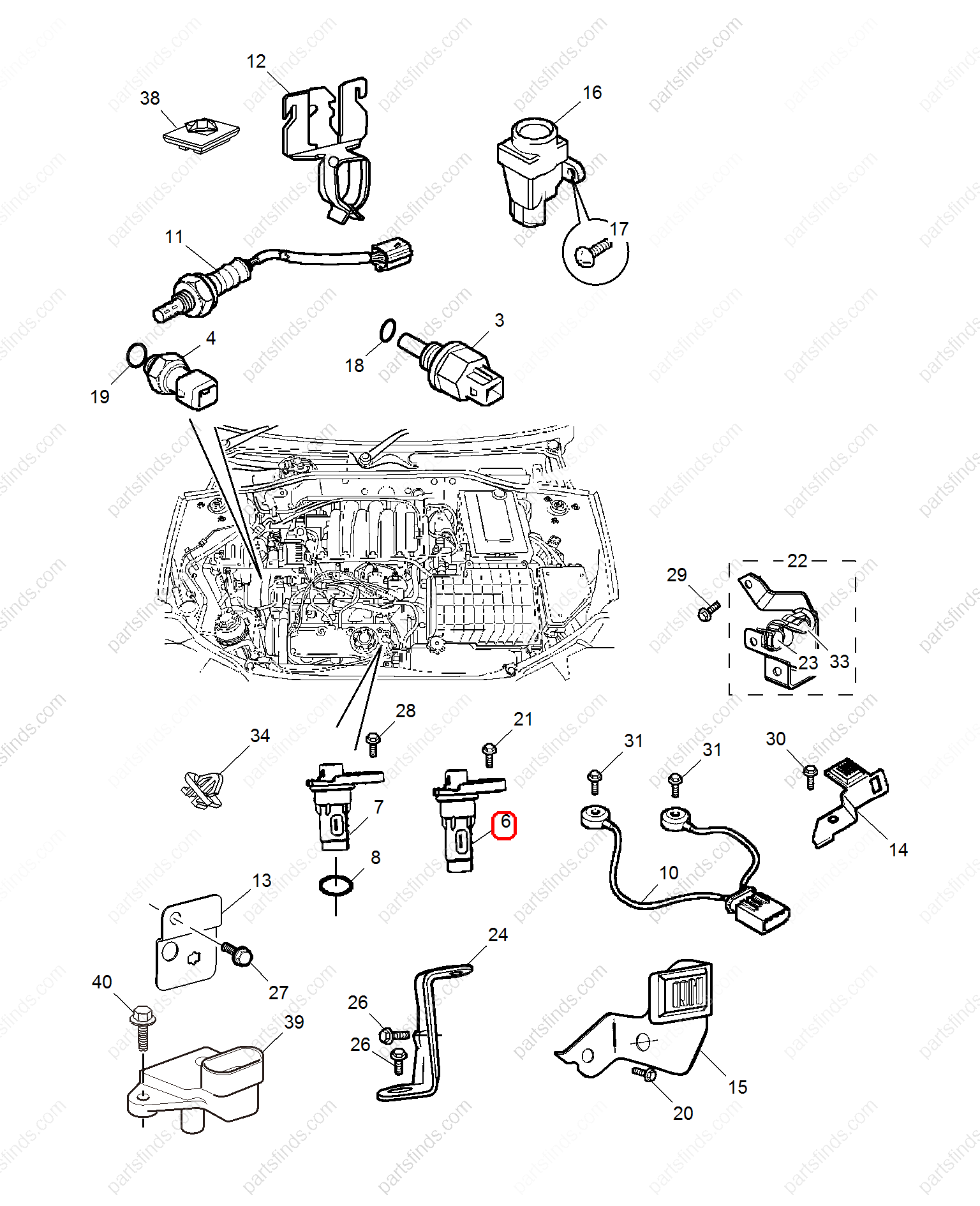 NSC90610B|NSC90610B | Crankshaft position sensor | MG parts | | | MG6 | MG550 | MG750 | PartsFinds NSC90610B|NSC90610B | Crankshaft position sensor | MG parts | | | MG6 | MG550 | MG750 | PartsFinds