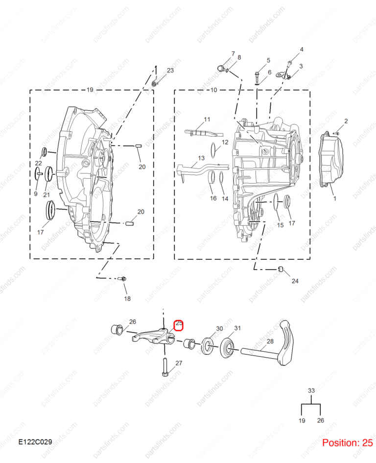 S24108811|S24108811 | Clutch release fork | MG parts | | | MG5 | MG GT | PartsFinds